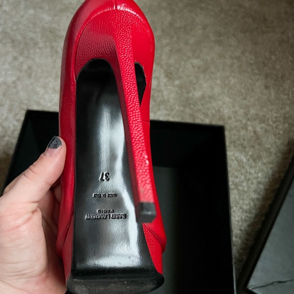 Like New Red YSL Pumps - Picture 6 of 9